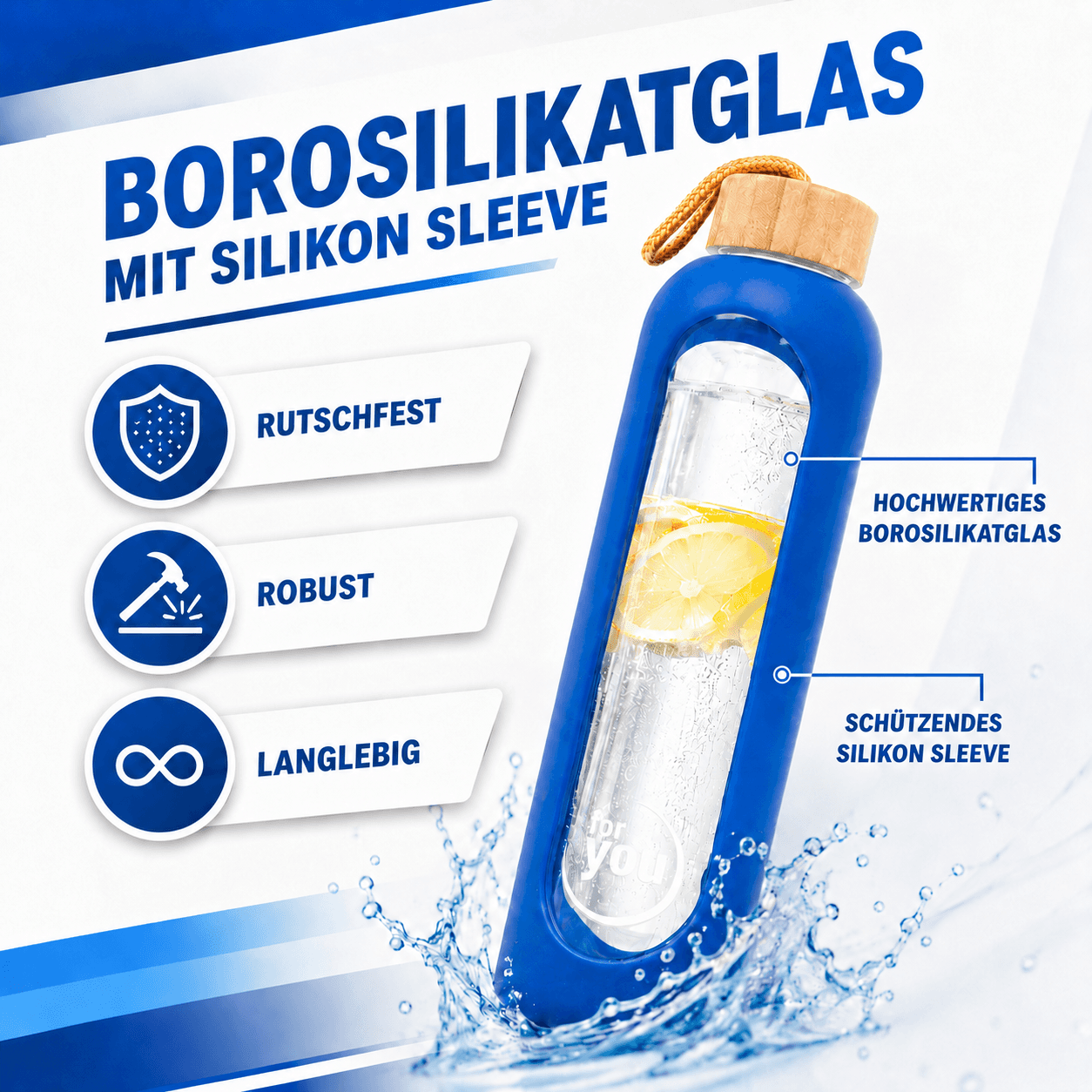 for you Trinkflasche, Product images 3