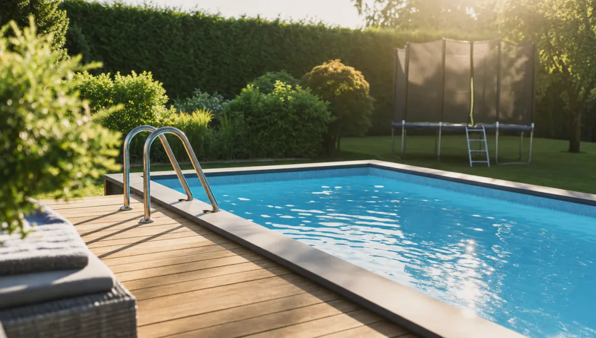 Miganeo, Pool, garden and outdoor